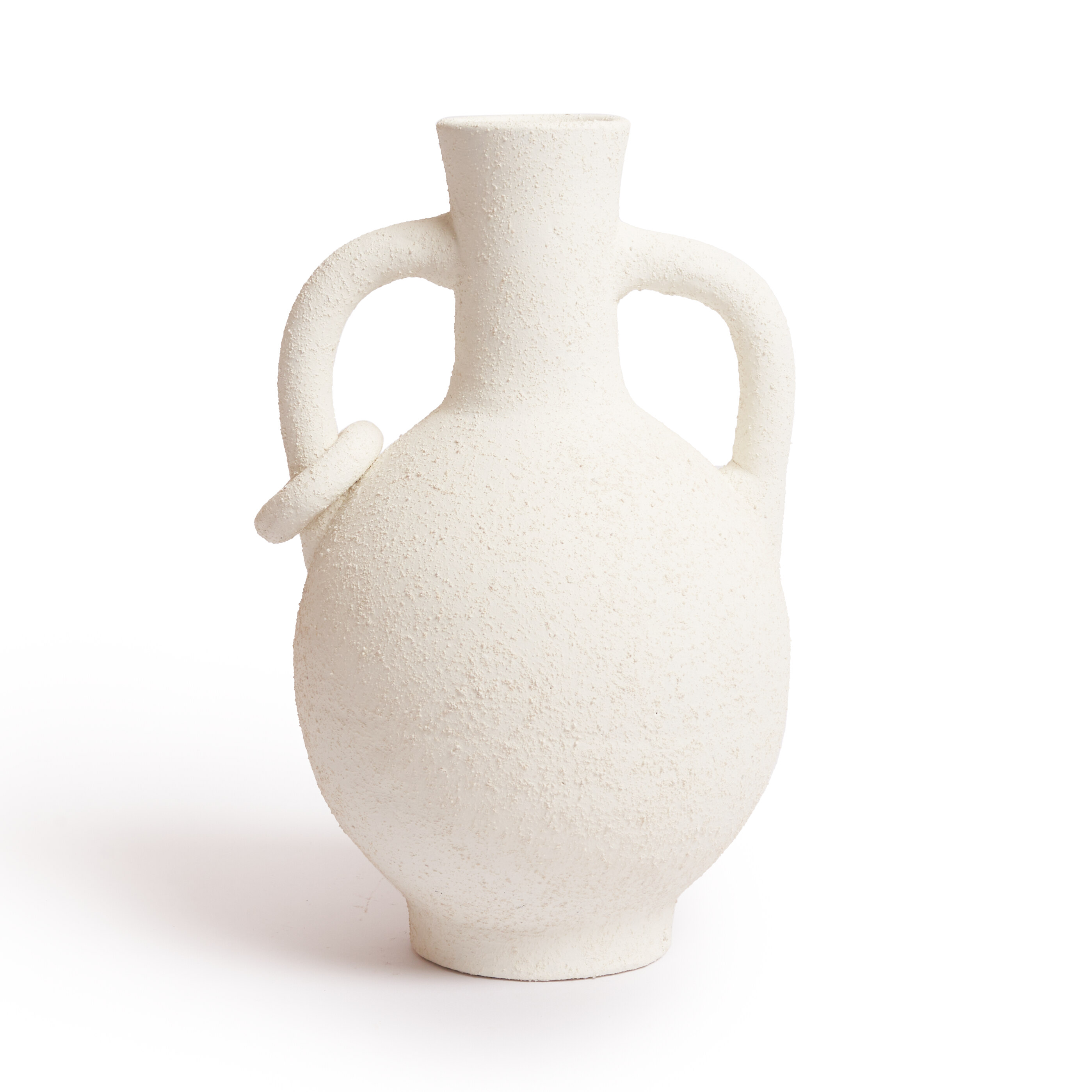 White Ring Jar Vase image