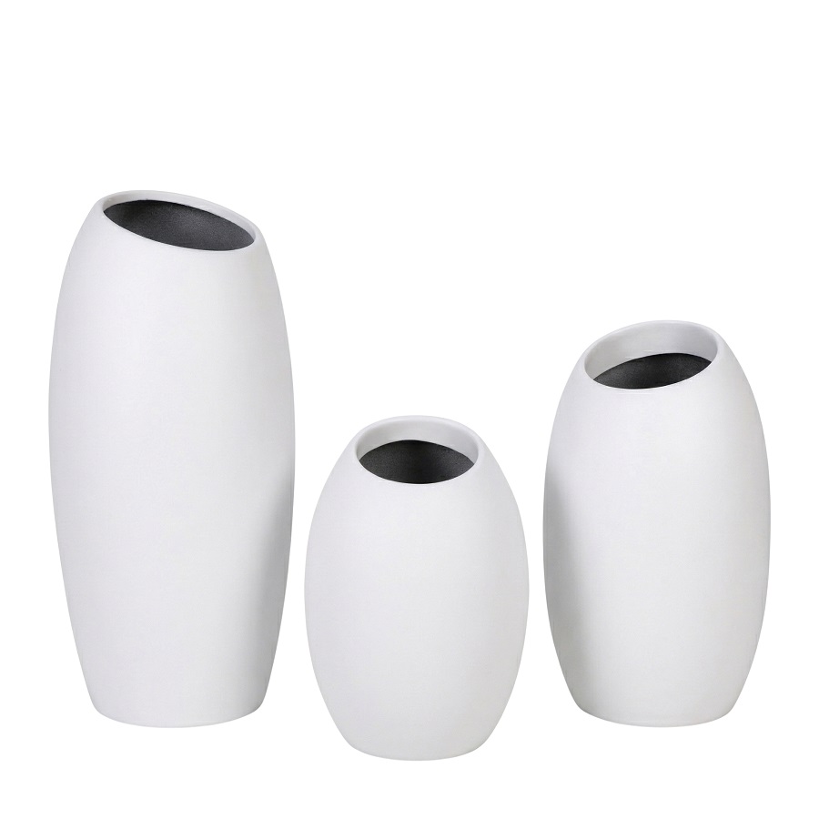 Edge Trio Fiberglass Planter Set