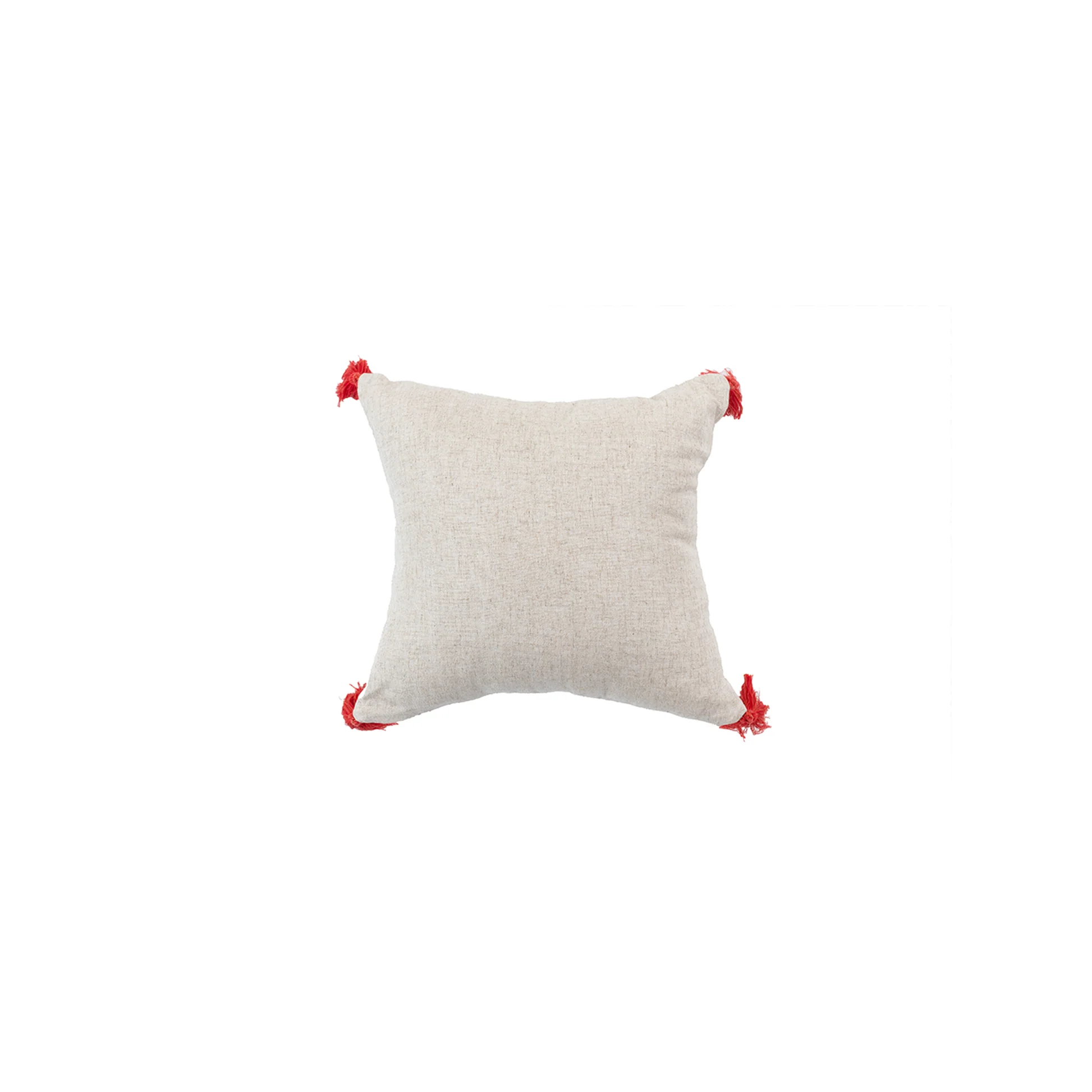 Linen Red Akhmim Cushion 0