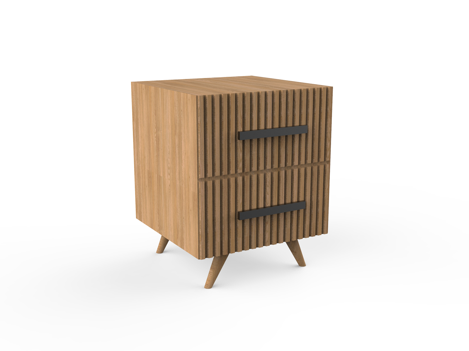 Tan Commode – Natural Wood Nightstand