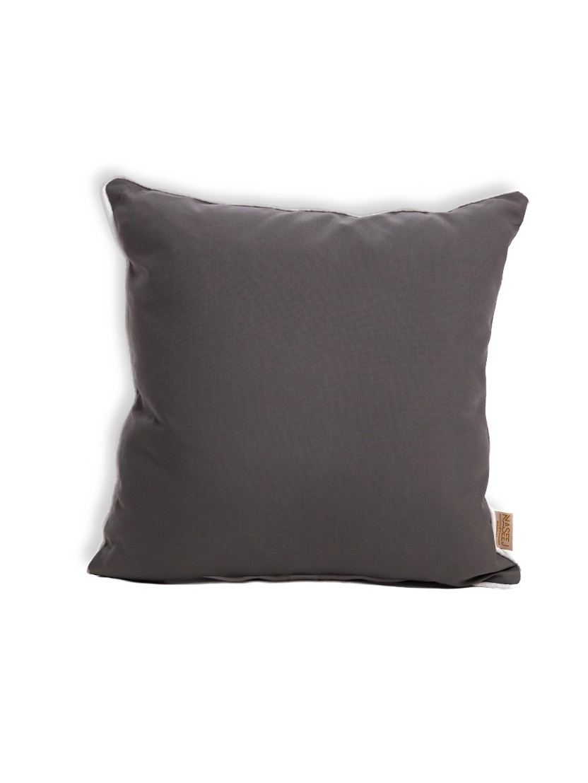 Solid (P) Cushion (Grey x Ekru) 0