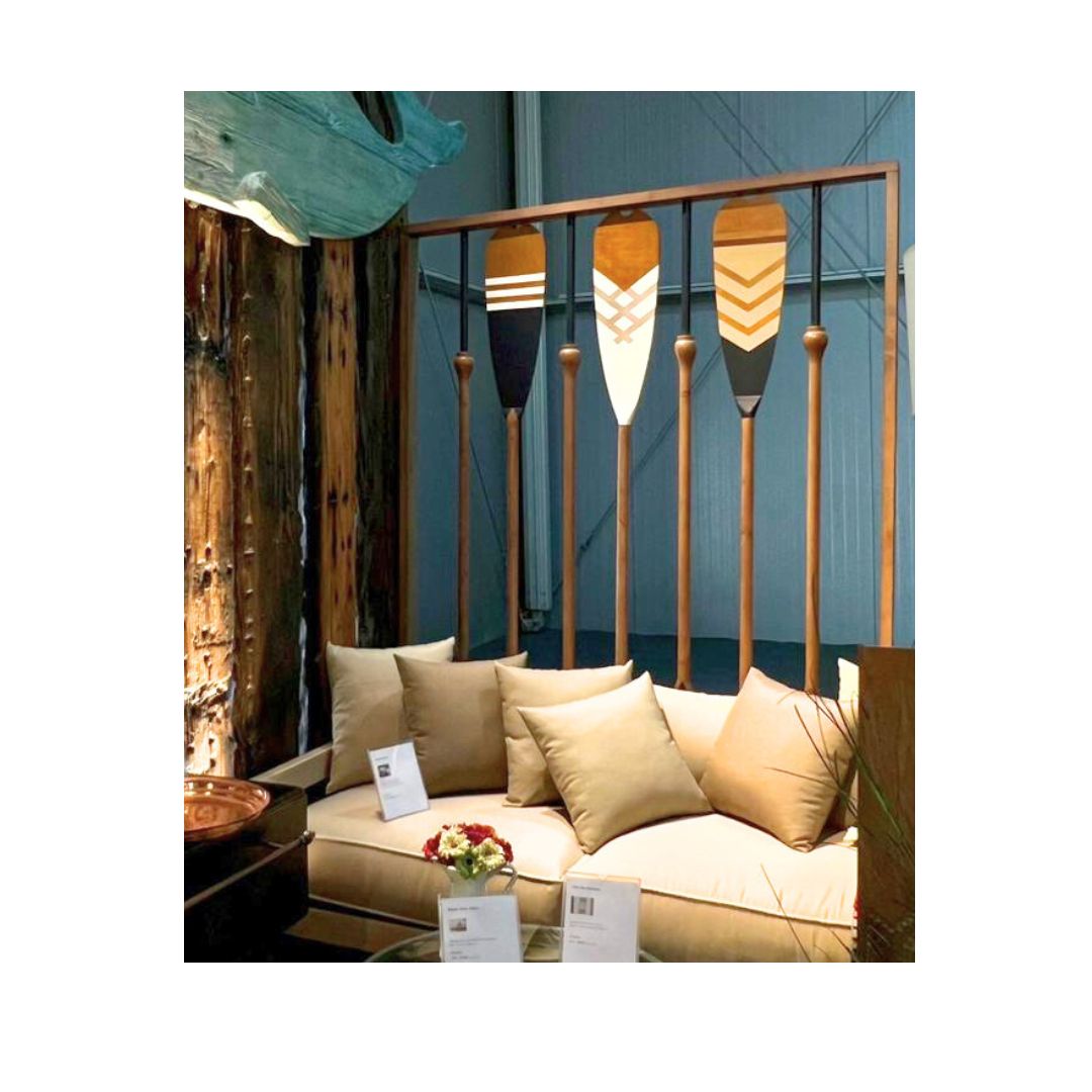 Chic Oar Partition In Pine Wood & Premium Finish 2
