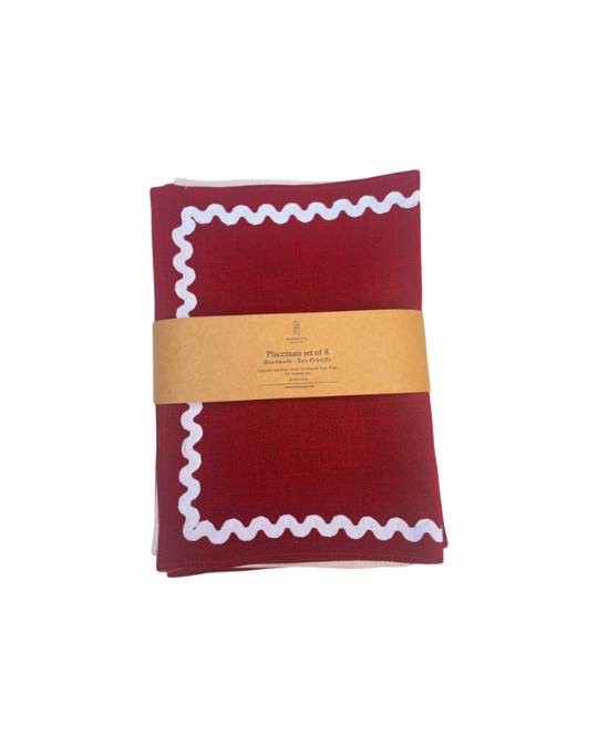 Gold zigzag placemat 3