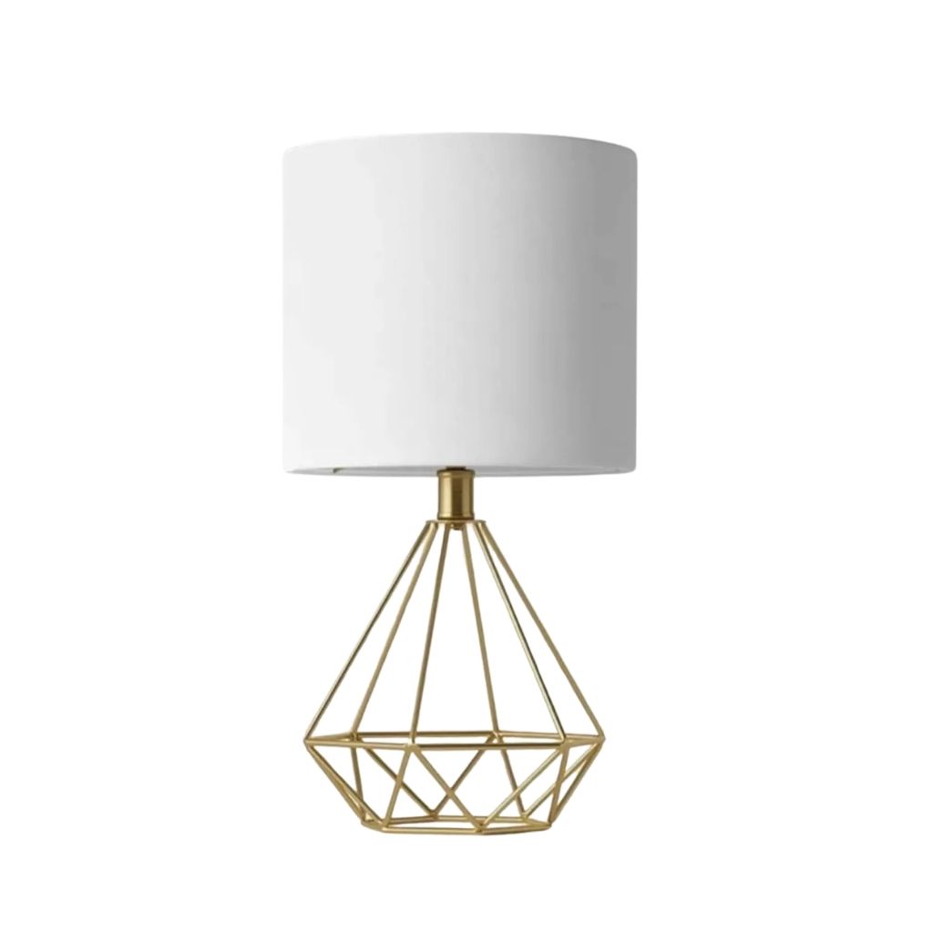 Steel Table Lamp Gold & White - YTS.123 0