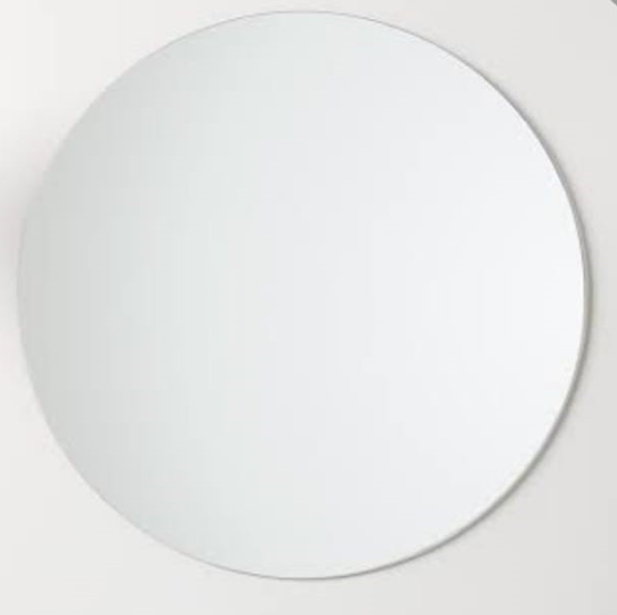 Frameless Round Mirror 1