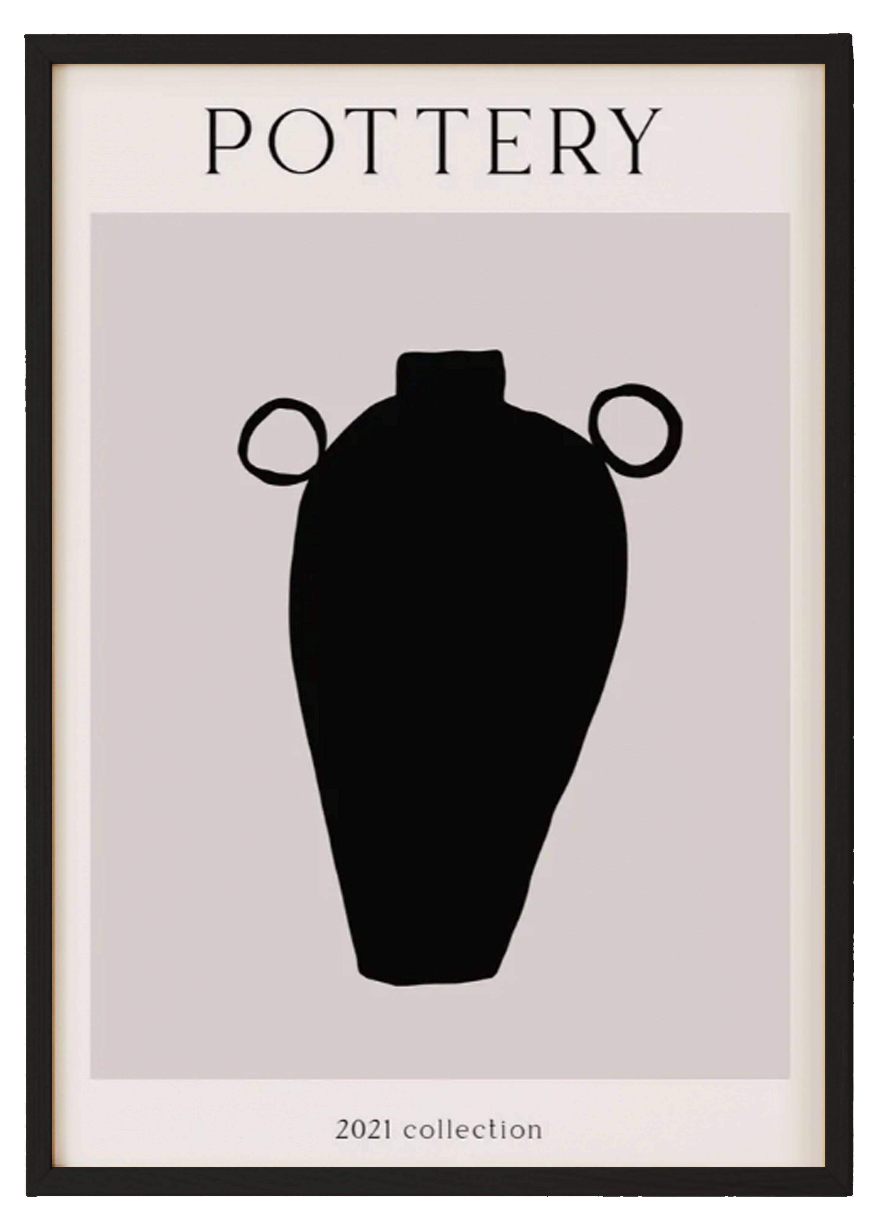 Pottery Minimalistic Vase Poster 0
