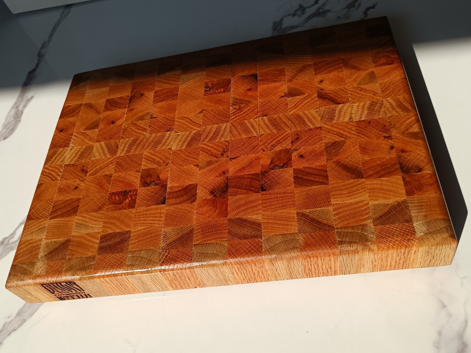 End Grain Oak Cutting Board 0