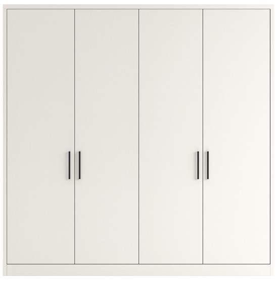 Aeris Minimal Hinged Wardrobe 0