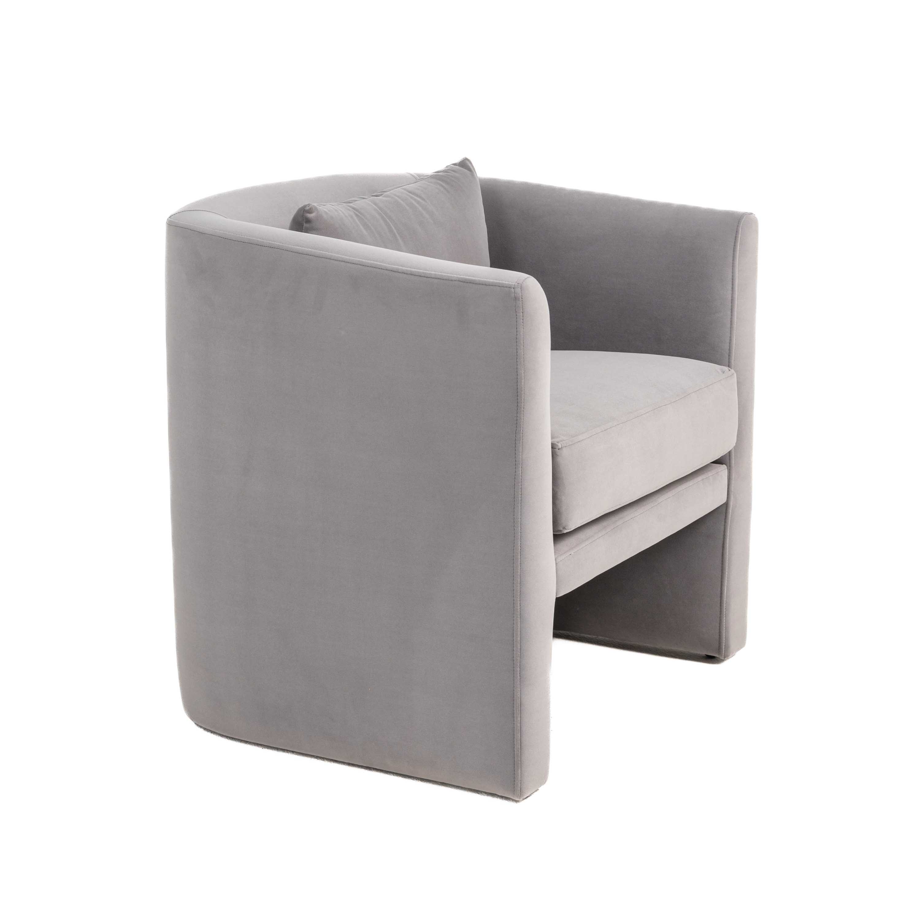 Barrel Upholstered Armchair 1