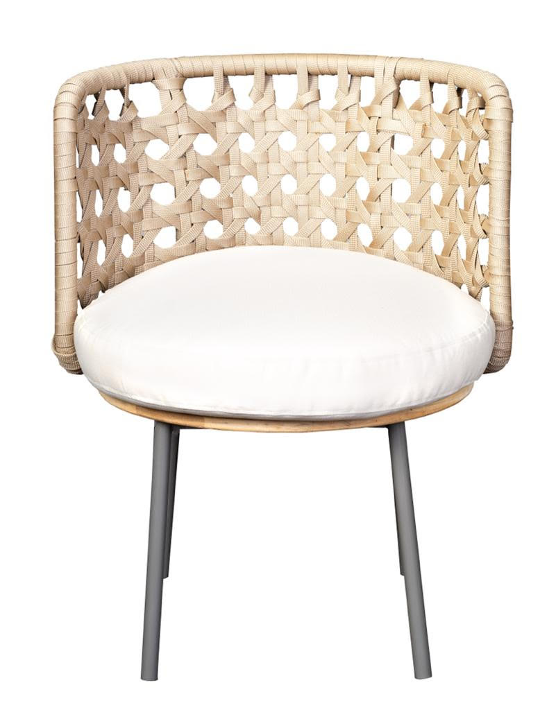 Aura Dining Chair - Metal Legs 0