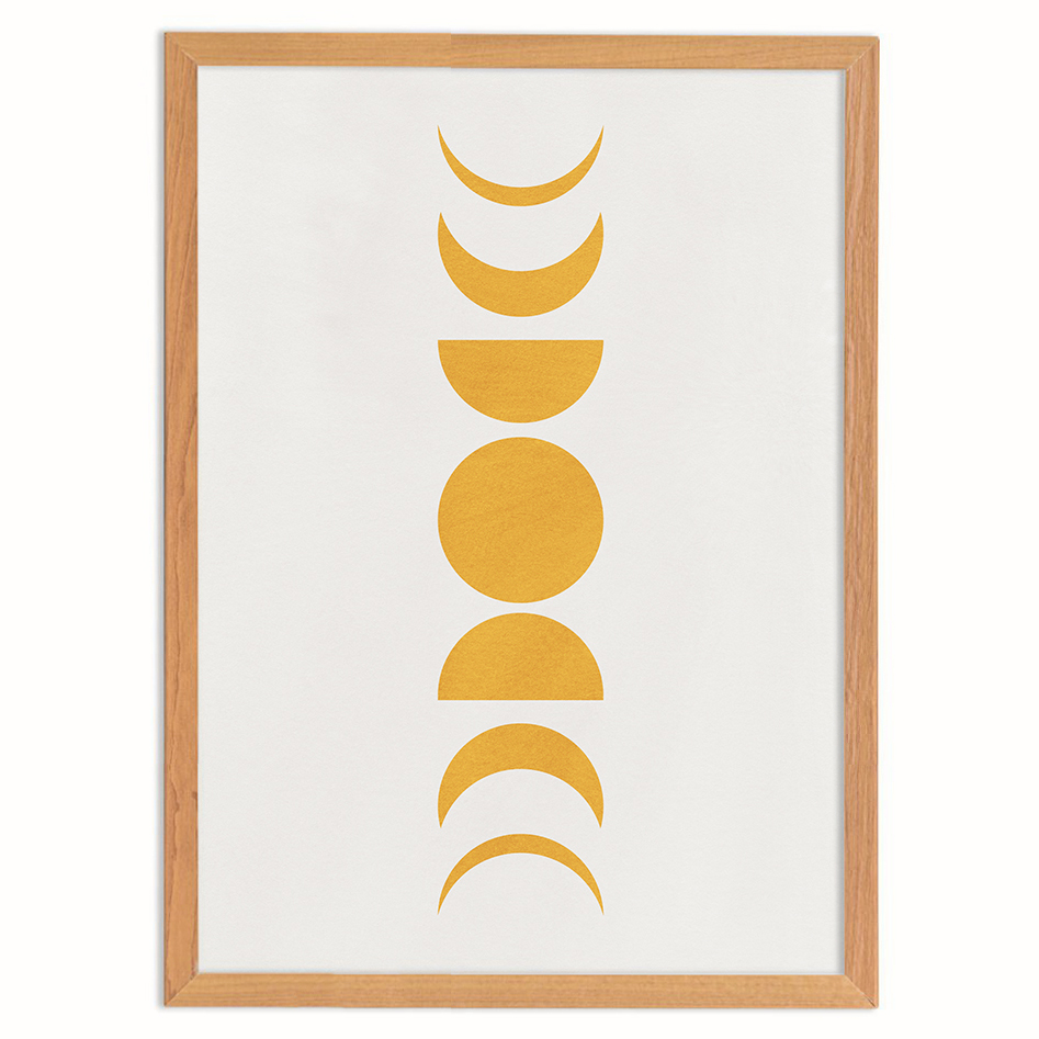 Darwisha Moon and Sun Print (1) image