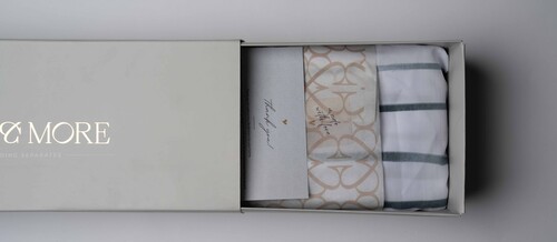 3-Piece Fitted Sheet Set - Seersucker Striped 2