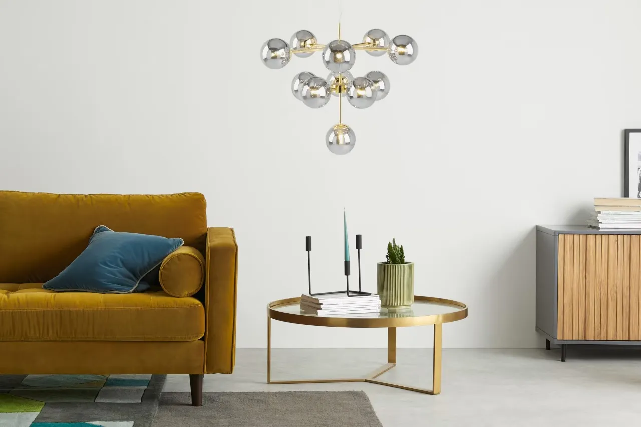 Gold and Grey Ceiling Lamp - YL786 1