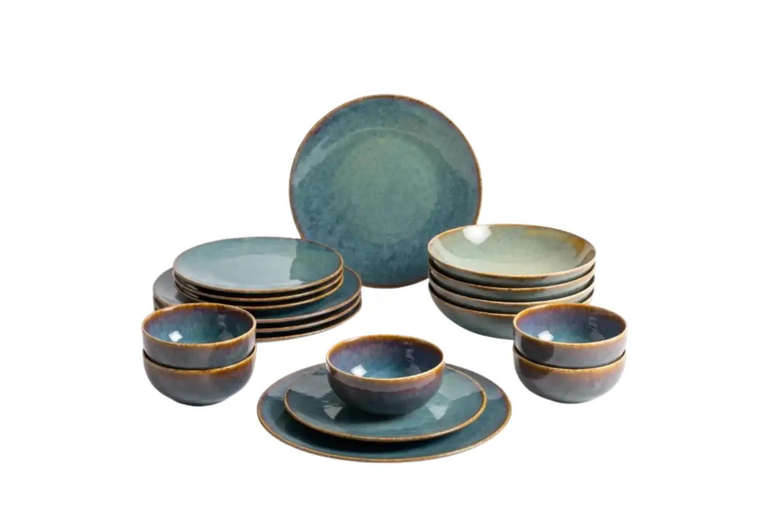 Porcelain Emerald Green Set image