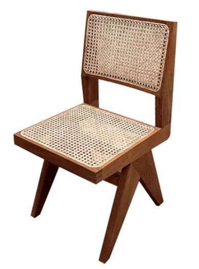 Mid Century Cane Outdoor Chair 0
