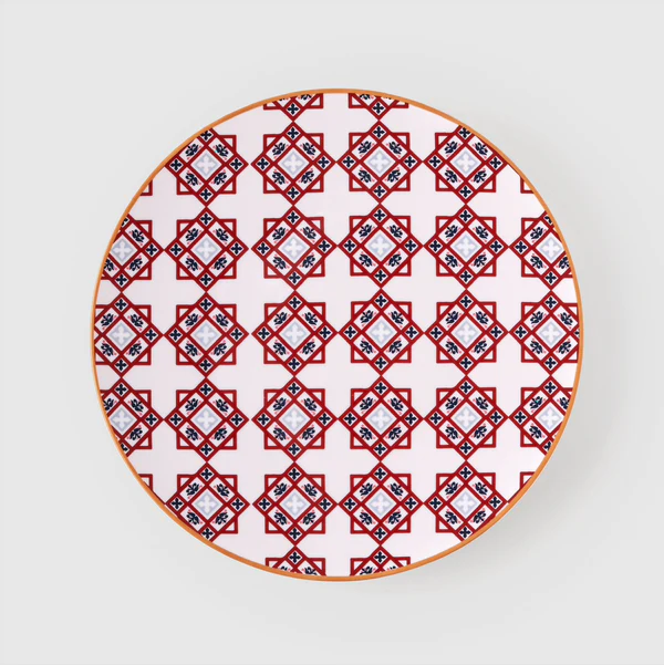 Fustat Red Serving Plate 0