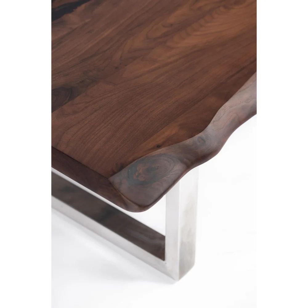 Nuk Coffee Table - Solid Live Edge Wood Top - Sturdy Legs 6