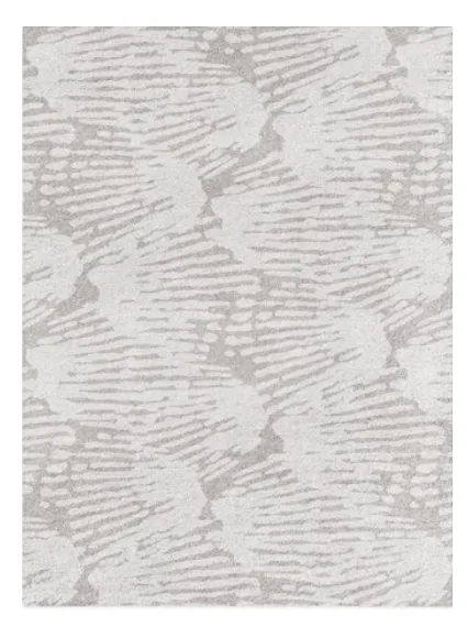 Fluke Rug - Beautiful Blend of Wool and Viscose with a Seashell-Inspired Design 0
