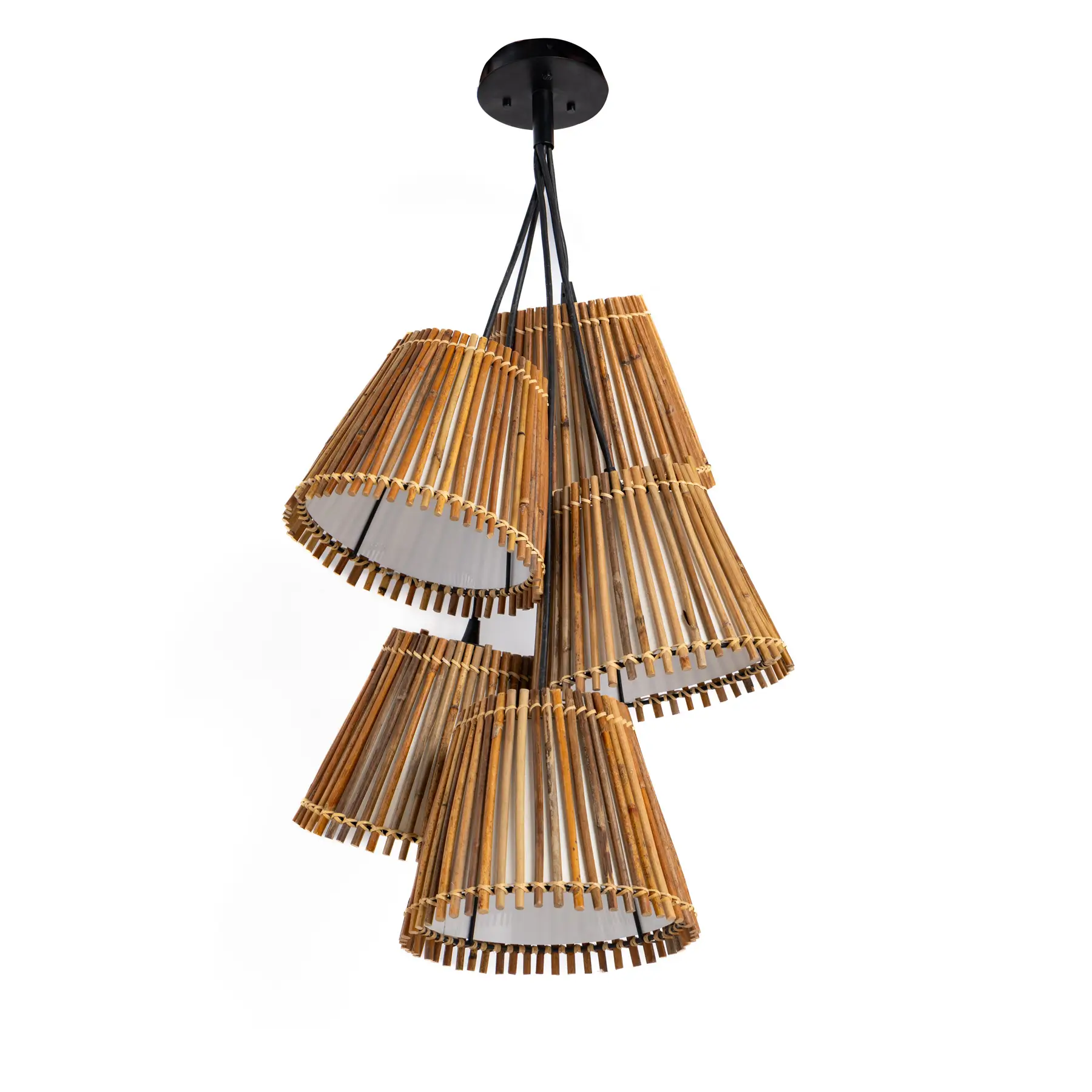 Bells Bamboo Ceiling Lighting 0