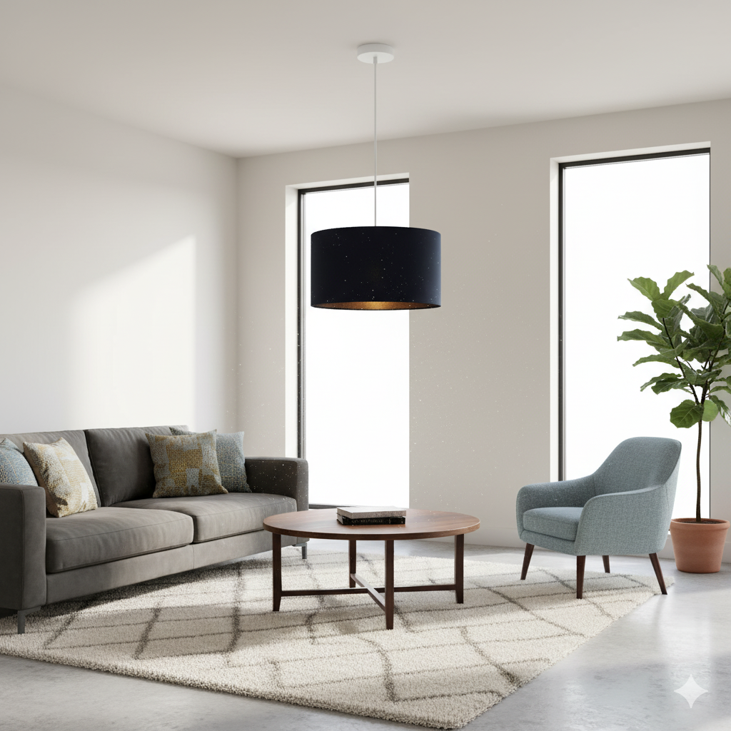 Ellen Modern Ceiling Lamp Dark Blue - YLM030 1