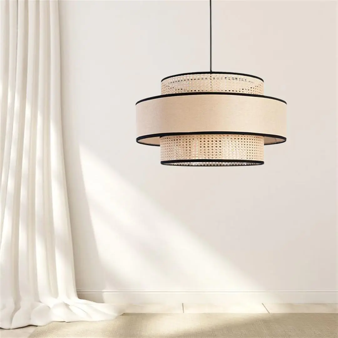 Boho Rattan Pendant Lamp BL15 1