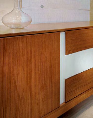 Hue Buffet | Minimal Wood Veneer Sideboard 1