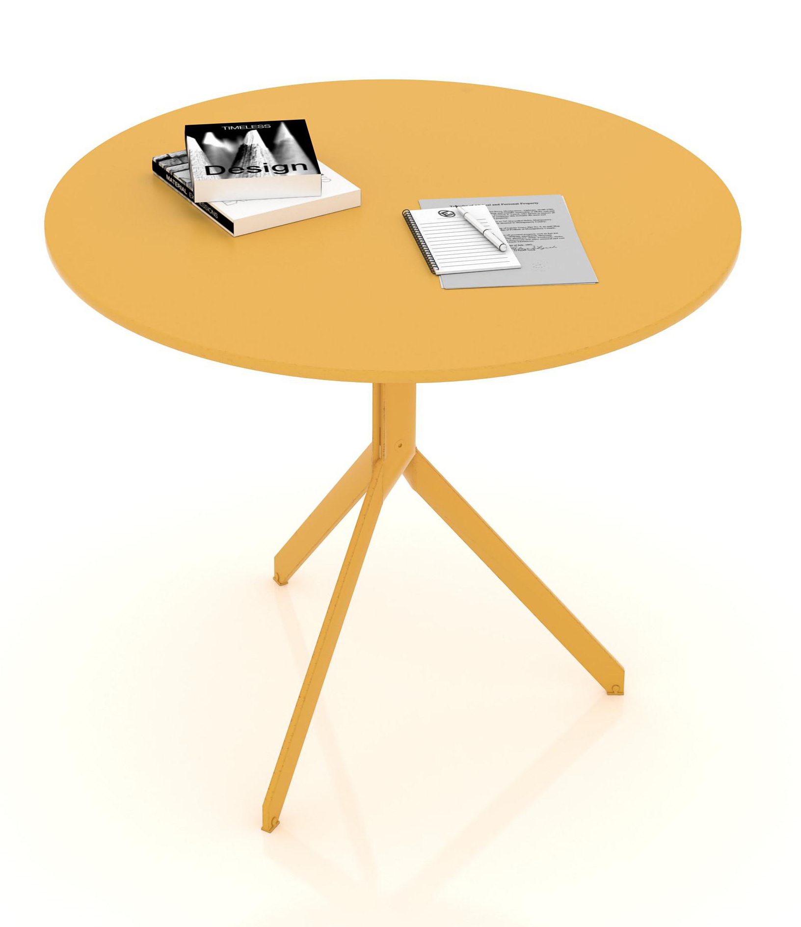 Chai Table in Mustard Yellow 0