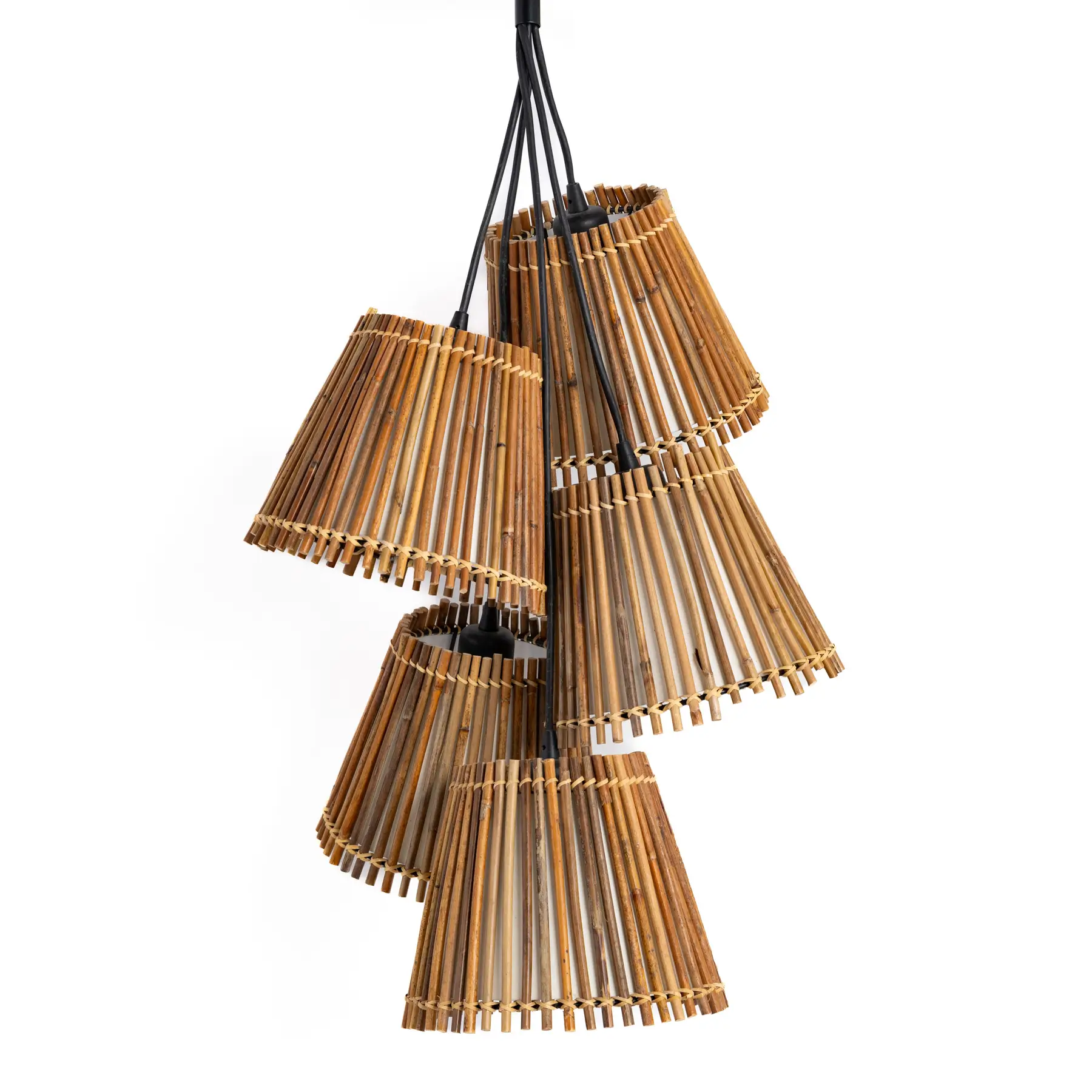 Bells Bamboo Ceiling Lighting 1
