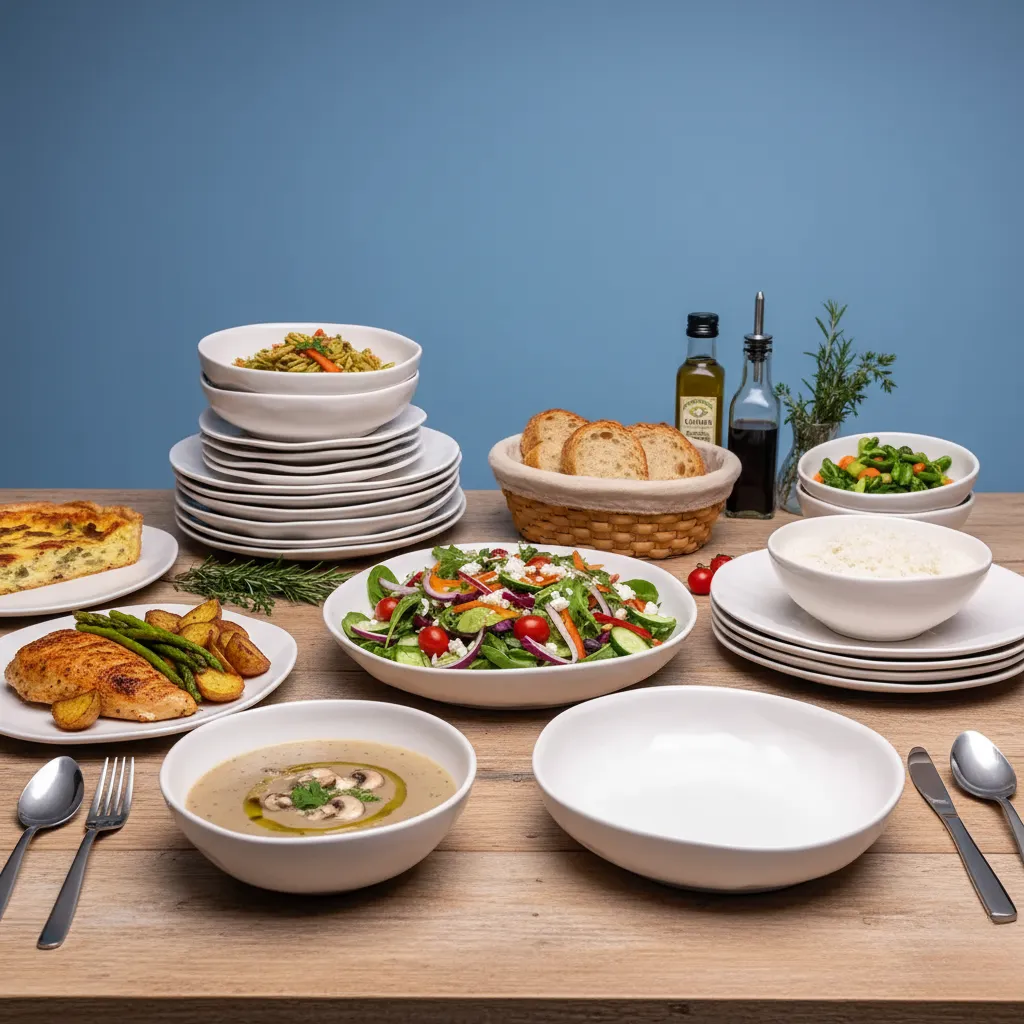 Snow Dune Dinner Set 1