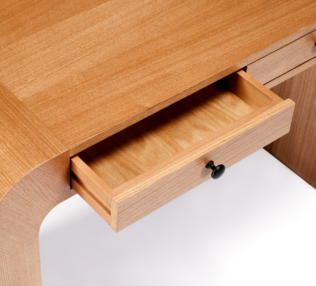 Elinor Wooden Dresser With 2 Drawers 2