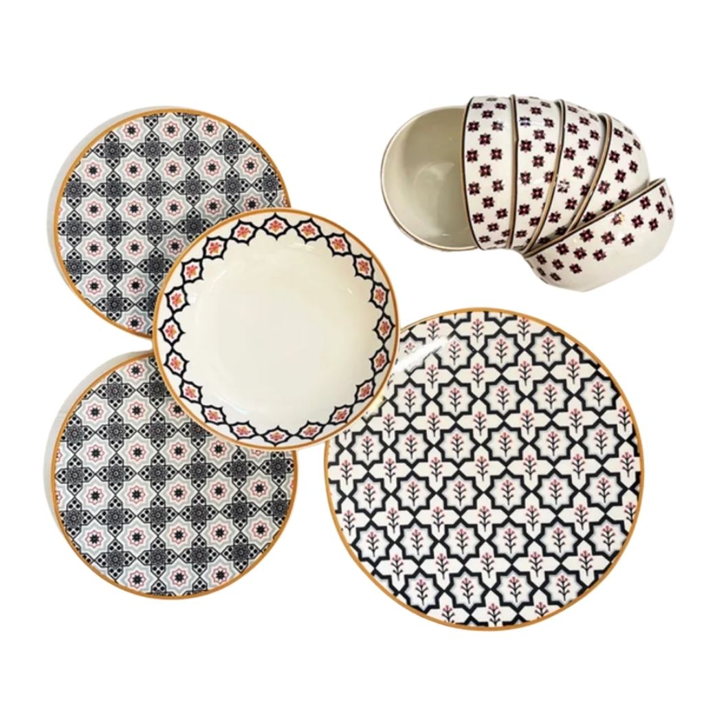 Fustat Plates Set (24 Pieces) 0