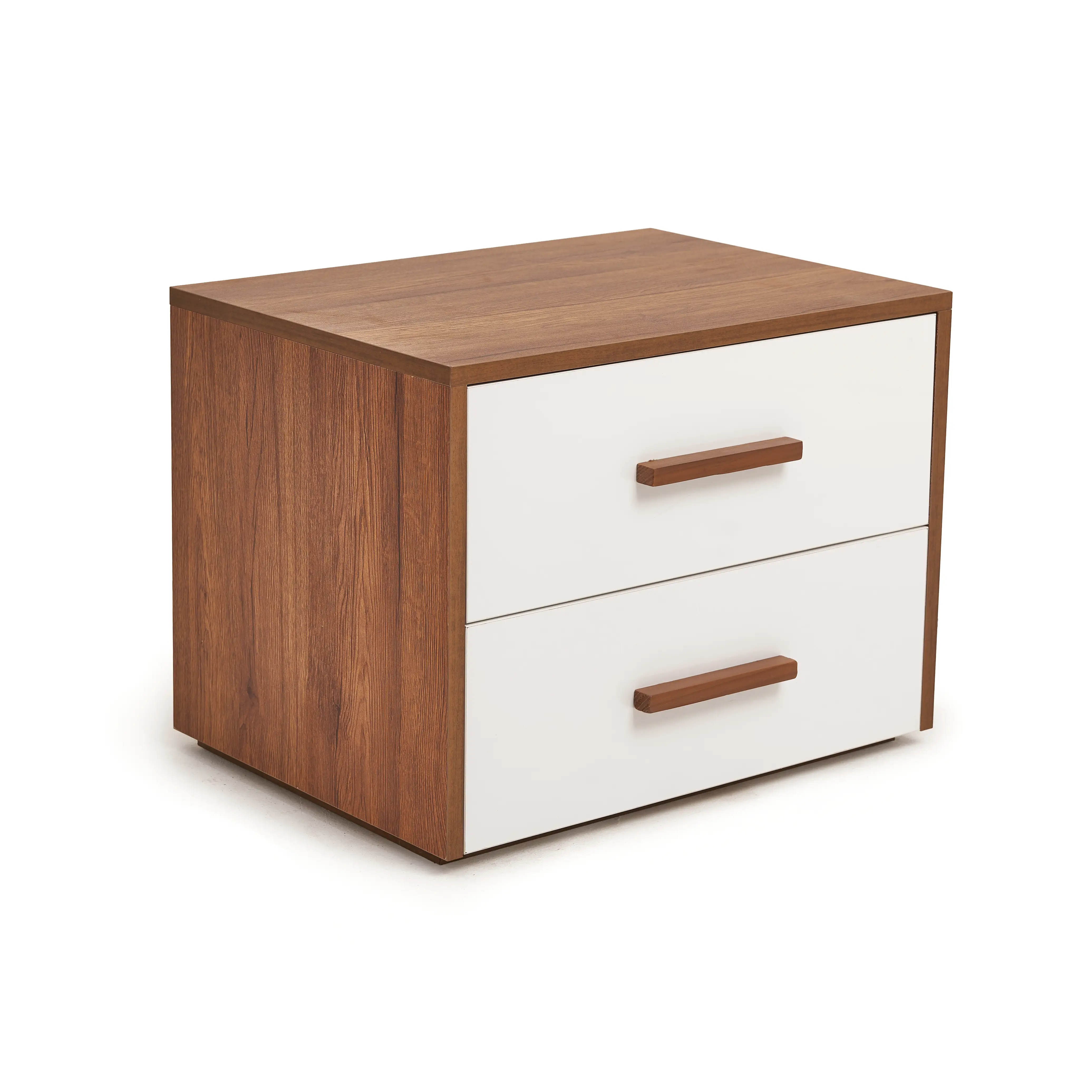 Nubia Double Drawer Nightstand 0