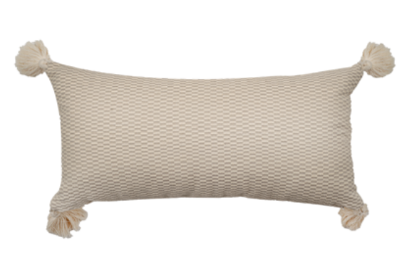 Light Checkered Akhmim Cushion 0