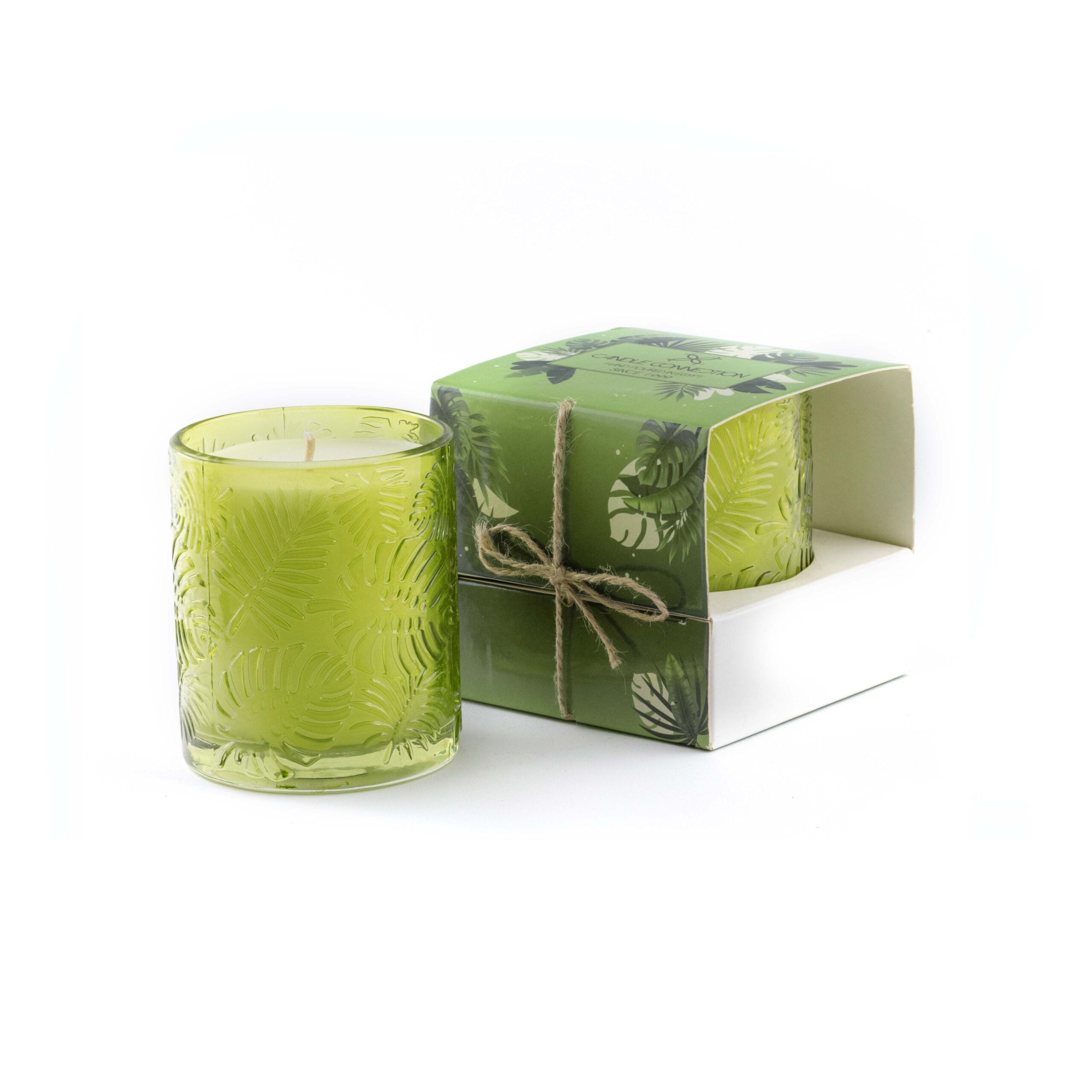 Eucalyptus & Lavender Scented Candle Cup Green 0
