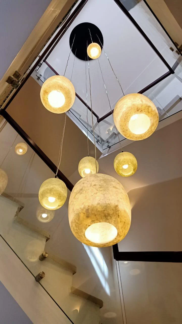 Brass Moon Ceiling lamp 3