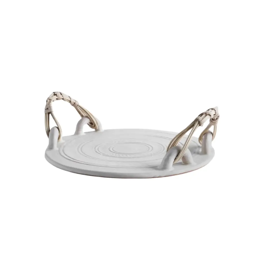 Soul Clay Tray With Bamboo Handles 2