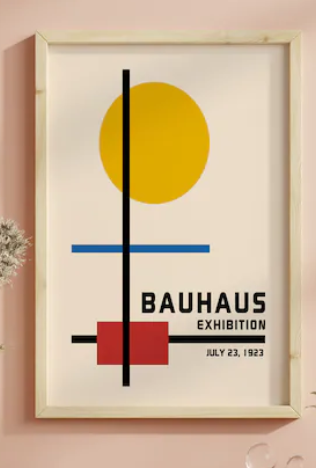 Bauhaus Geometric Shapes Art Print 0