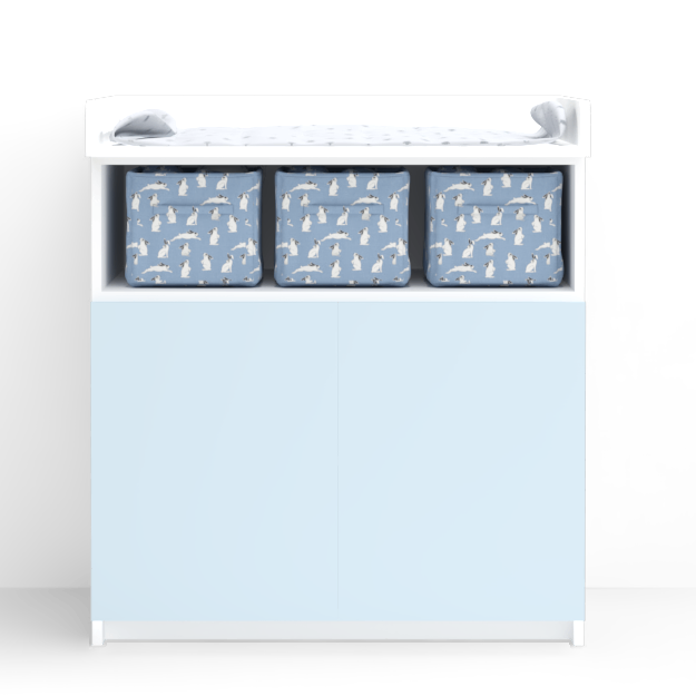 Meda Convertible Changing table (Hinged doors) 0