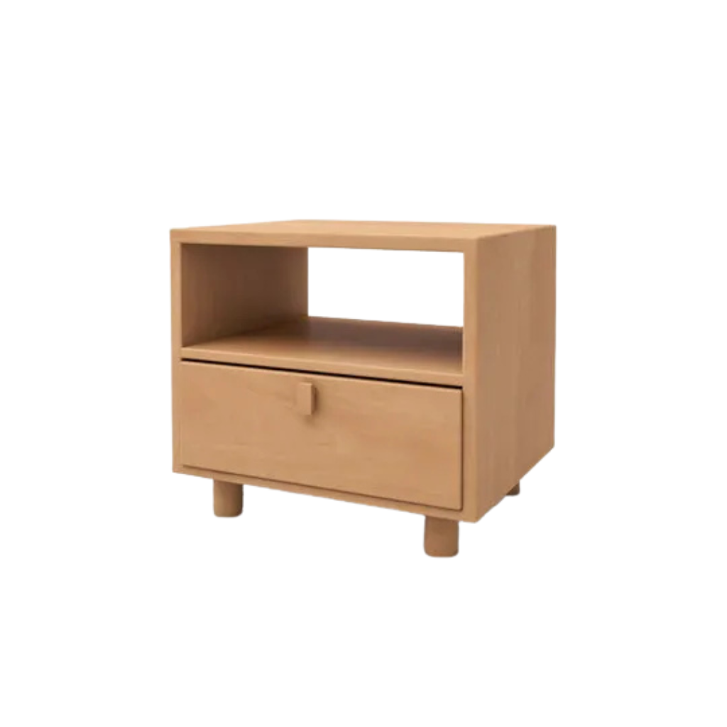 Sunken Nightstand With 1 Drawer & 1 Shelf 0