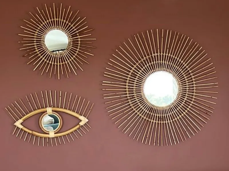 Ora Boho Chic Mirror Set - 3 Pieces 1