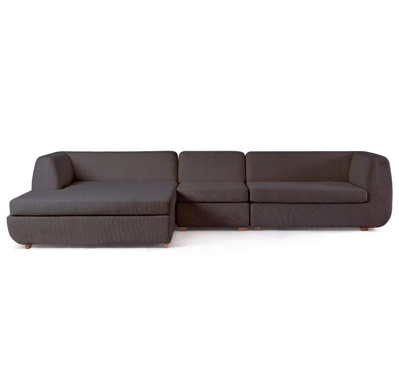 Oxie L-shape Large (Bella Cocoa) 0