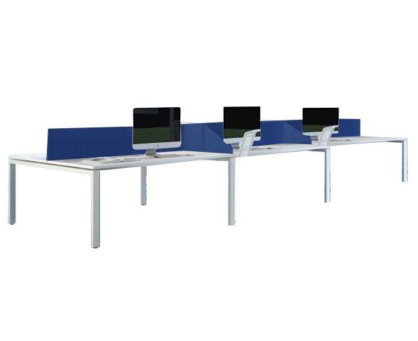 6 Desks Infinity Workstation (100x60) 0