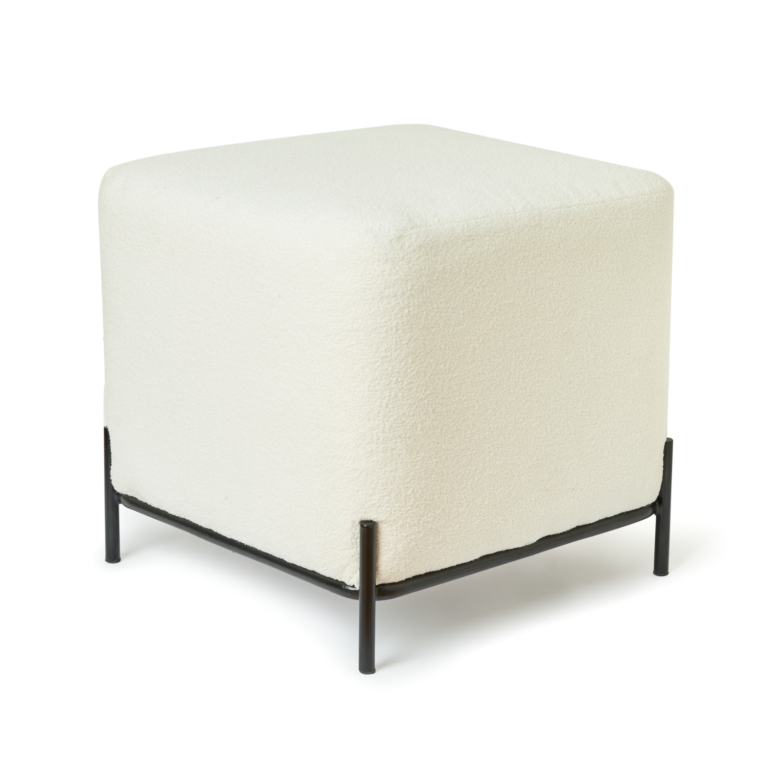 Quadra Legged Square Pouf 2