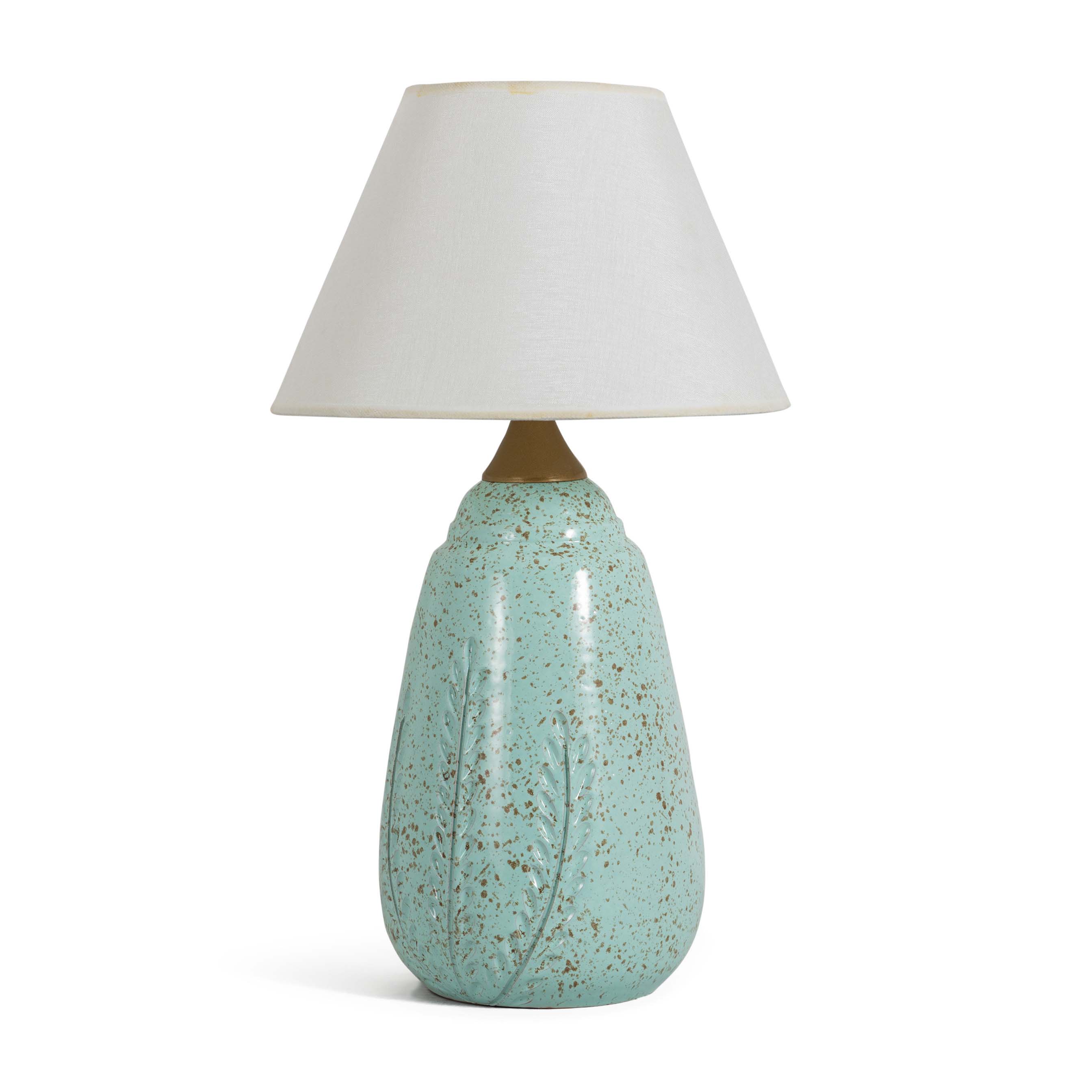 Mint Falling Leaves Lamp Shade 0