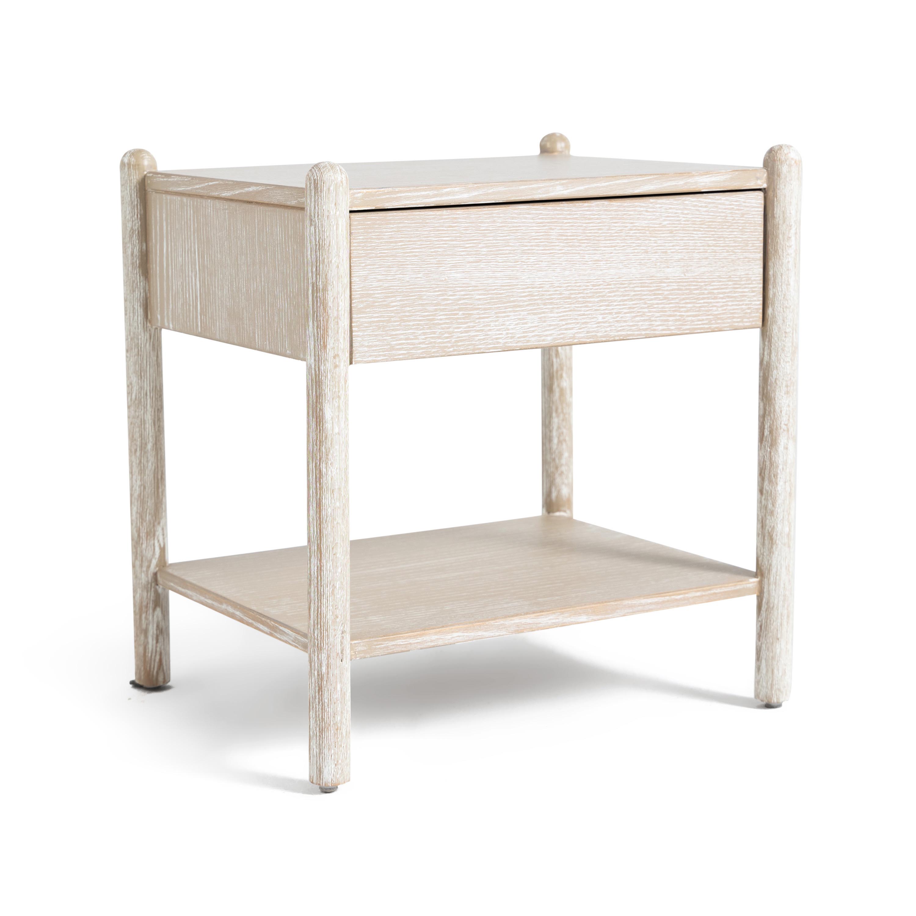 Selma Night table (nightstand with Rounded Legs 1