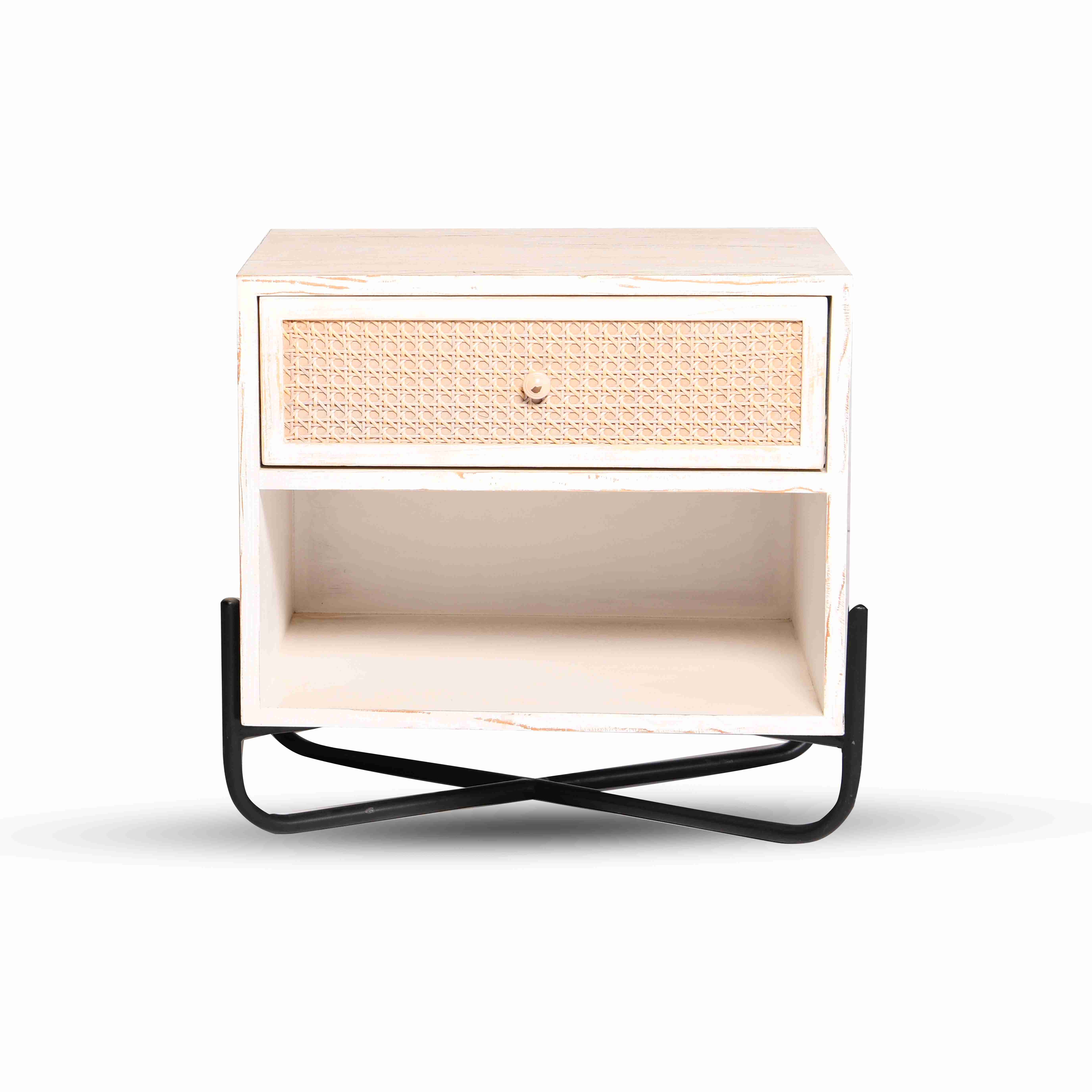 Cane Square Nightstand 0