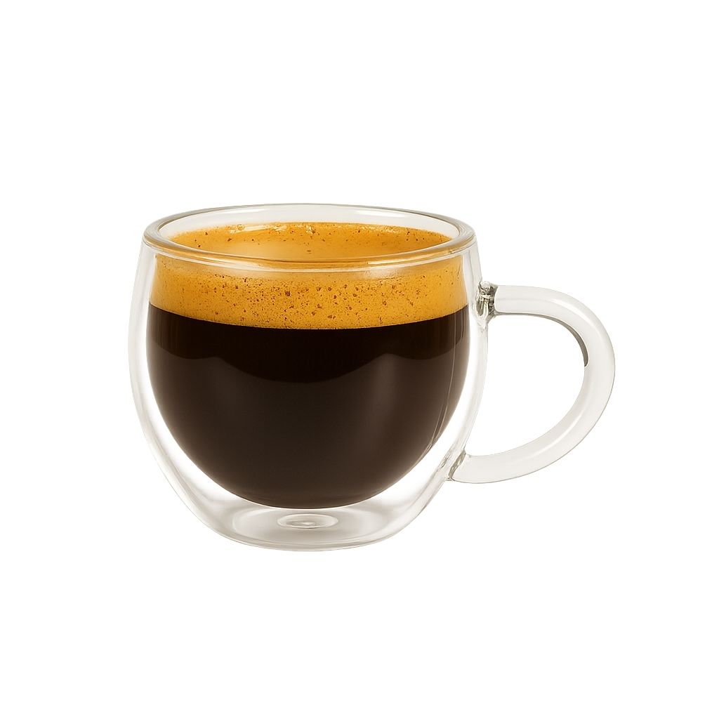 Double Glass Espresso Mug 0