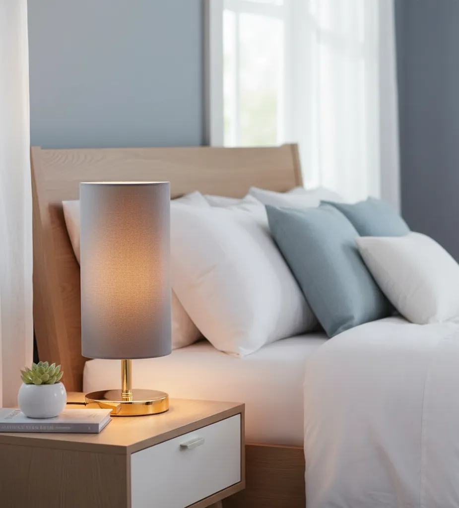 Table Lamp Gold & Grey - YLMMP-13 2