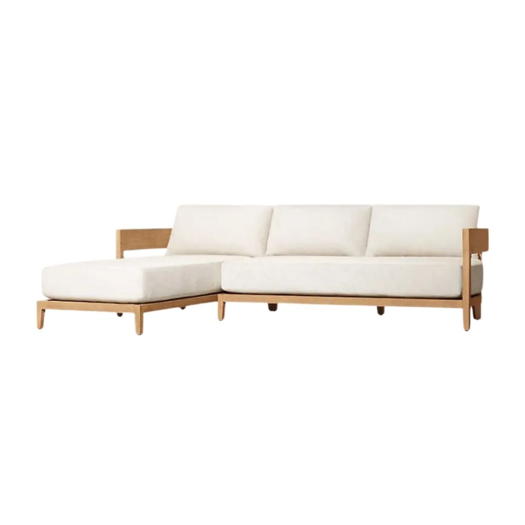 Curve Corner Sofa - Swedish Wood - Waterproof Upholstery 1