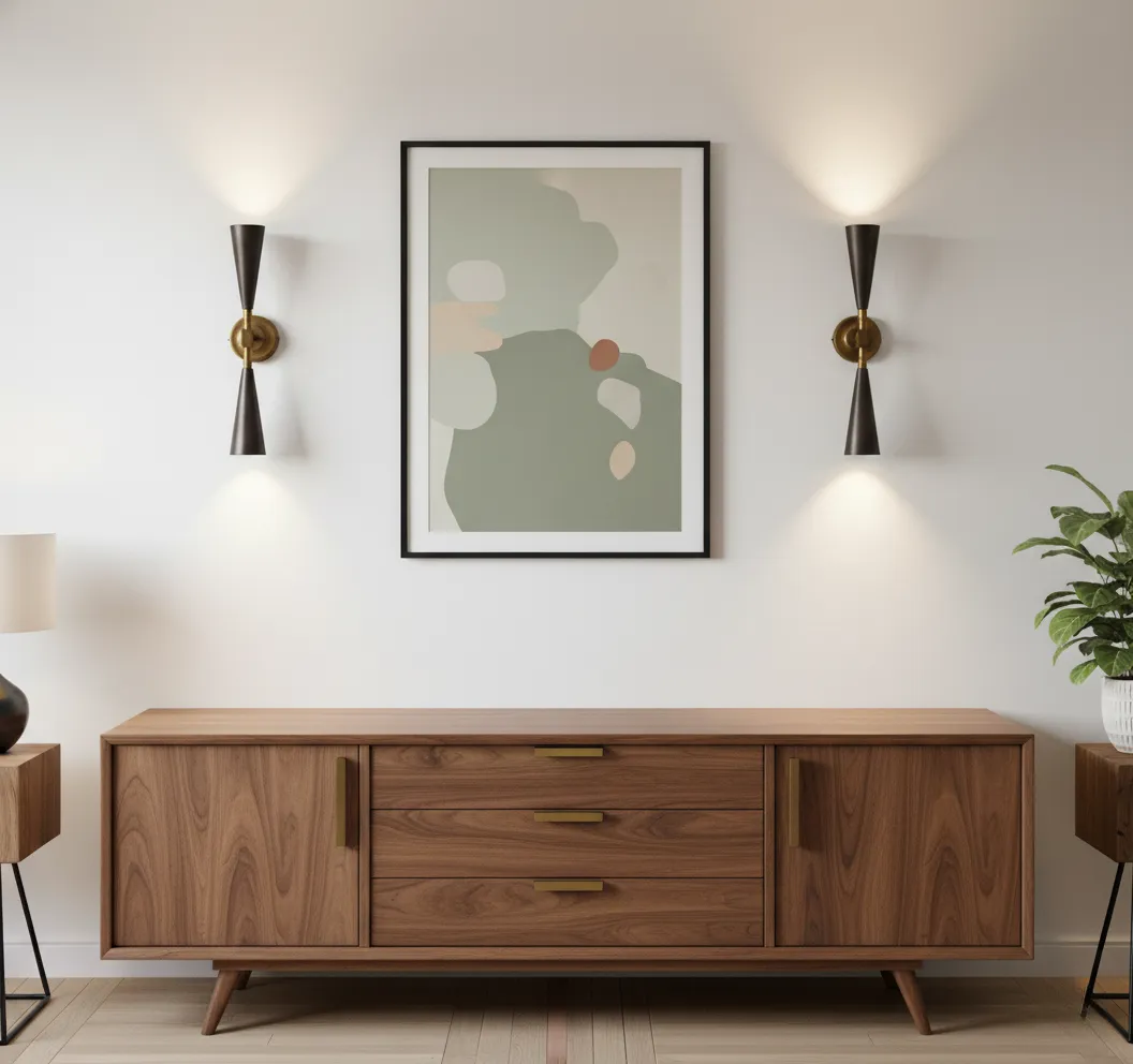 Double cone wall light 1